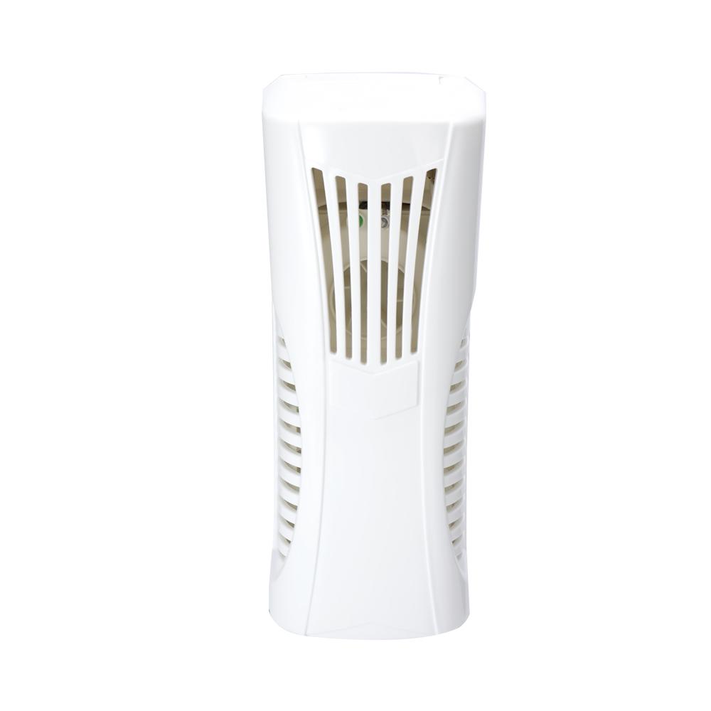 Migeet Pure White Fan Type Essential Oil Fragrance Machine Wall-mounted Tabletop Dual Purpose Automatic Air Freshener with Light Sensor and Timer. 