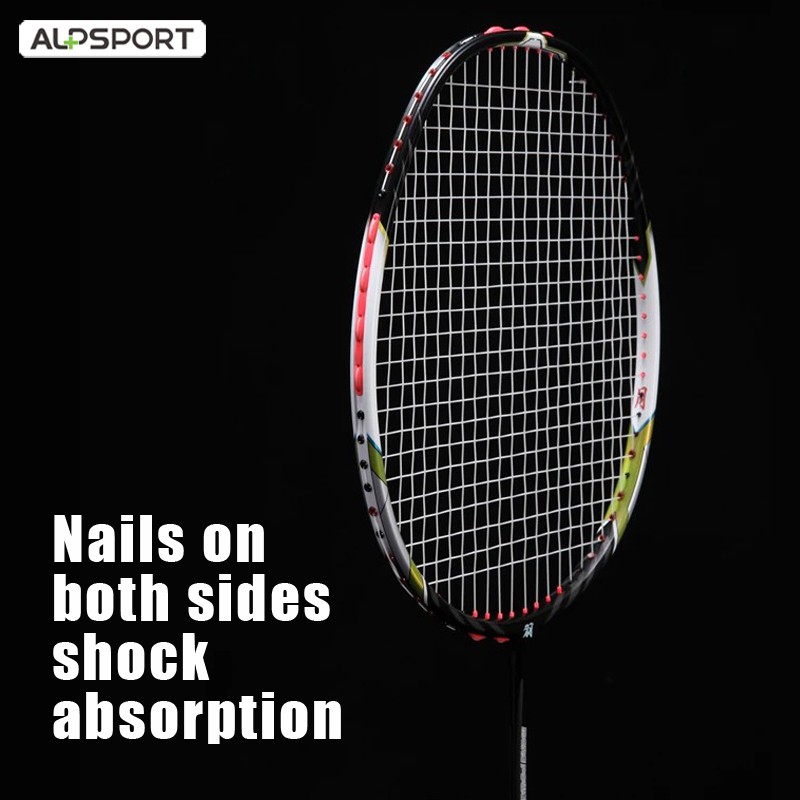 ALP ZY 3U 35LBS full carbon fiber violent offensive badminton racket - professional competition-level ultra-light and durable shock-absorbing technology, warrior spirit design for men and women. 