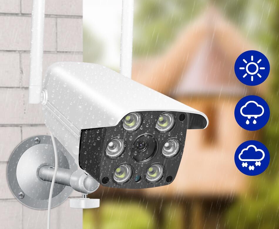 v380 waterproof night vision outdoor full hd wifi camera