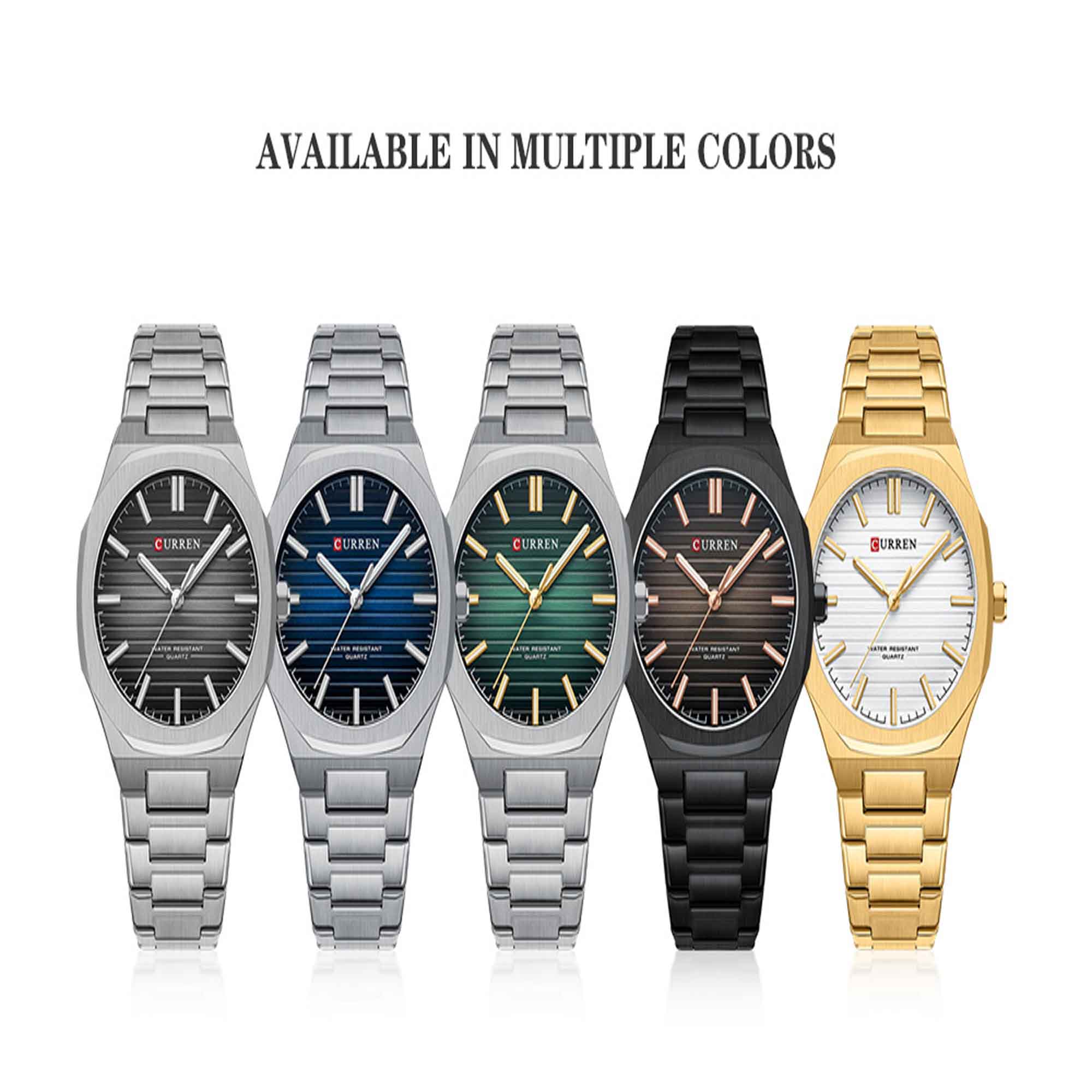CURREN 8456 Stainless Steel Luminous Quartz Watch For Men - Silver ...