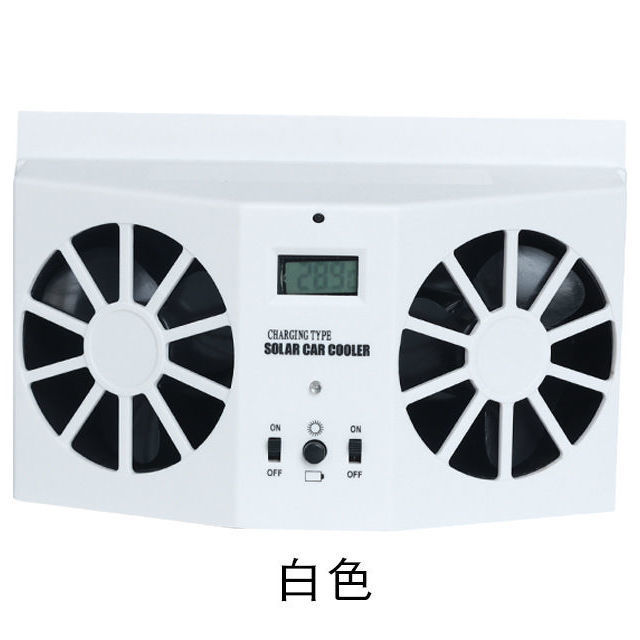 Car exhaust fan solar charging new ventilator fan car air circulation radiator car ventilation wholesale