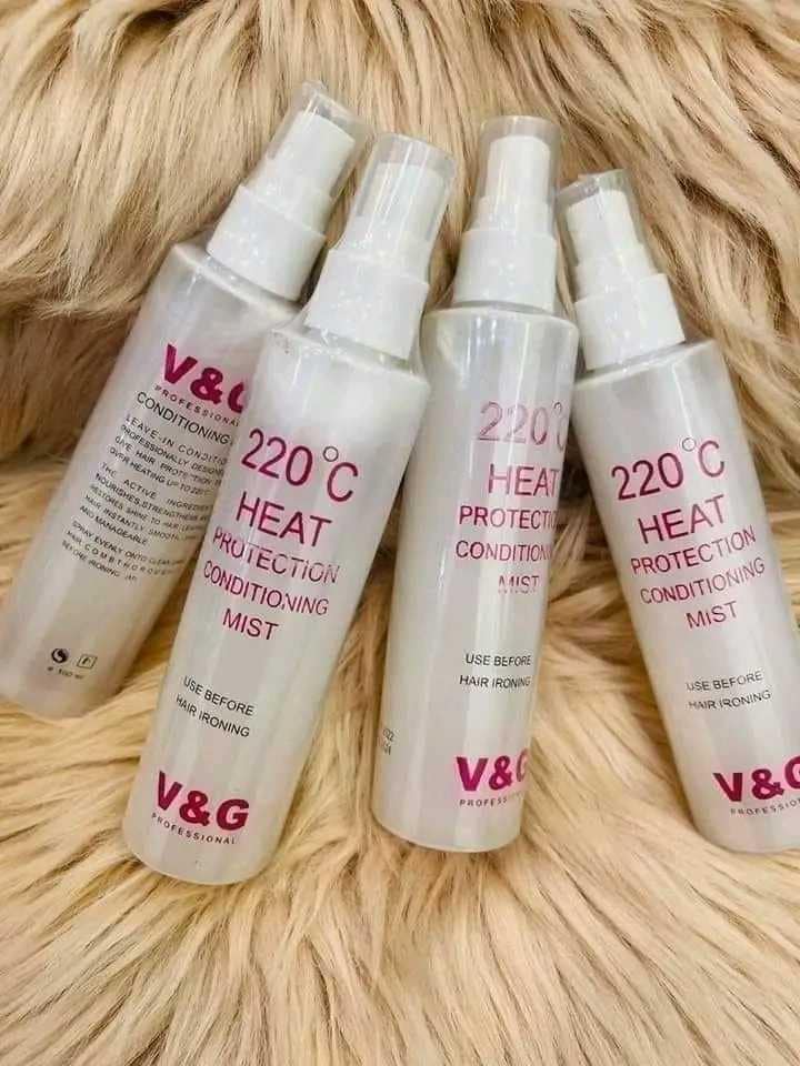V&G 220°C Heat Protection Conditioning Mist 100Ml/ - Keep Your Hair Protected and Beautiful