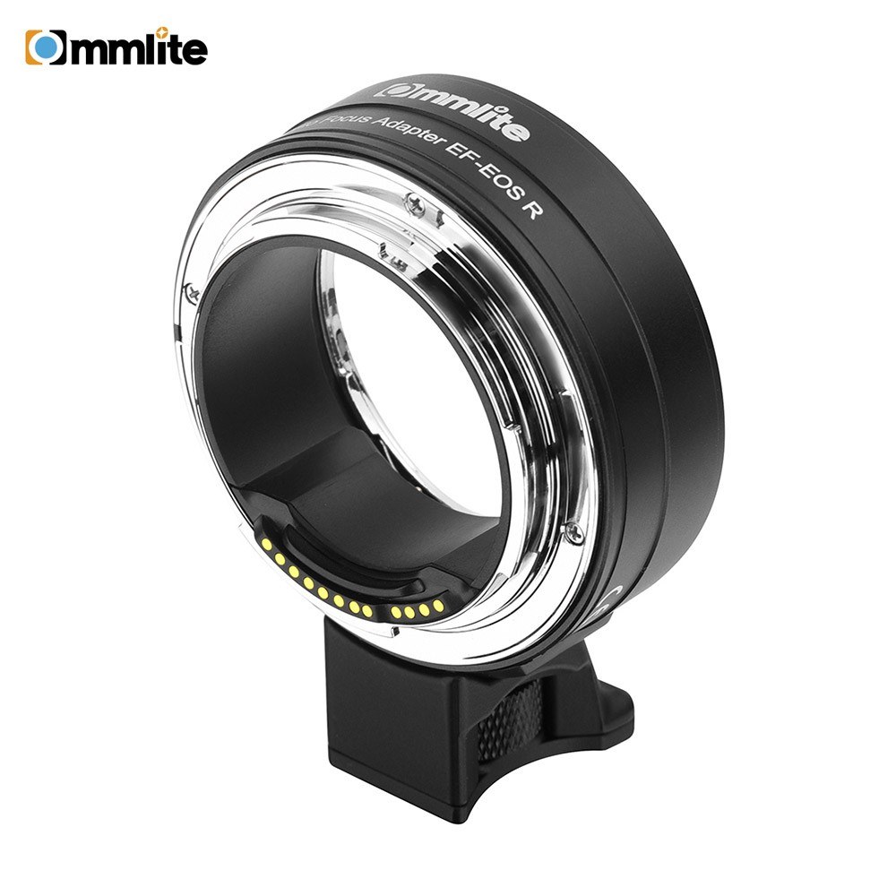 Commlite CM-EF-EOS R Lens Mount Adapter Electronic Auto Focus Mount Adapter with IS Function Aperture Control for Canon EF/EF Lens to Fit for Canon EOS R RF ount Full Frame Camera. 