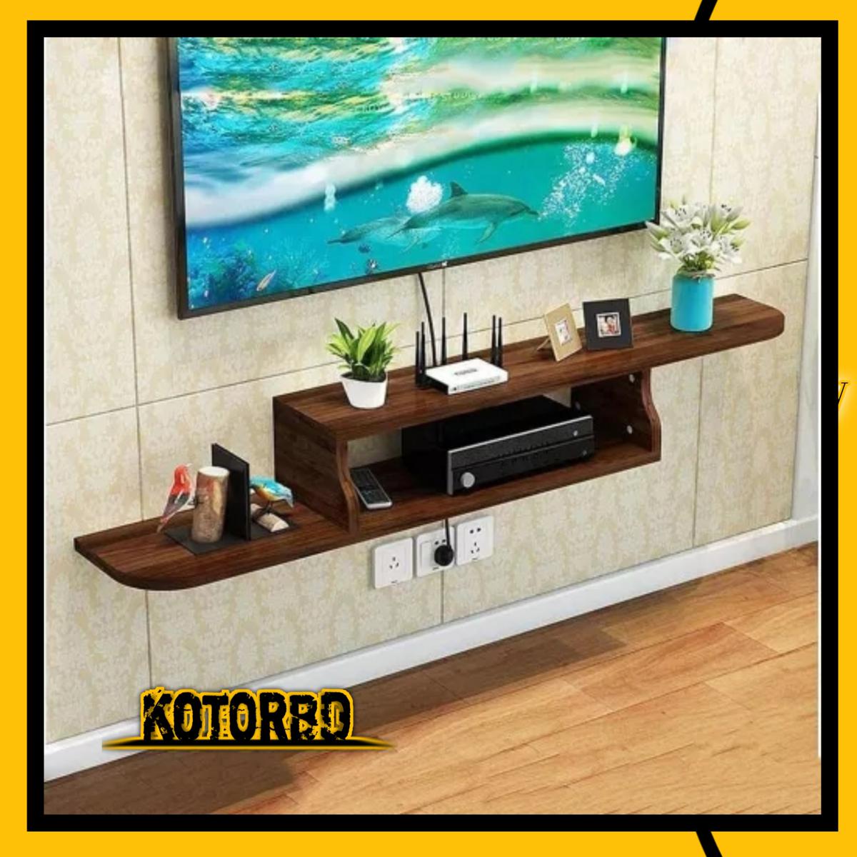 Hanging Set Top Box Holder Wall Mounted TV Unit Wi-Fi Router Storage Box Socket Blocking Rack
