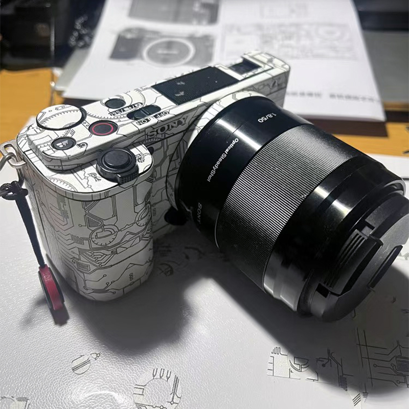 Anti-Scratch protective Sticker skin Film for SONY A6000 A6100 A6300 A6400 A6500 A6600 A6700 ZVE10 ZV-E1 custom made Coat Wrap. 