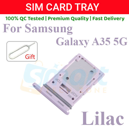 Samsung Galaxy A35 5G Sim Tray Micro SD Card Slot with Sim Ejector Pin Replacement Part. 