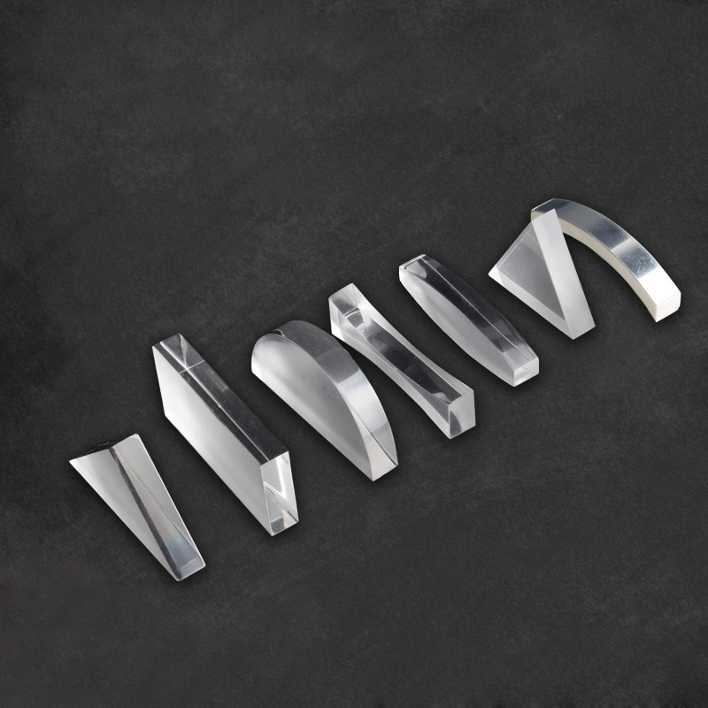 Physical Optical Frosted Biconcave Lens Biconvex Lens Refraction Double Concave Double Convex Cylindrical Lens Set. 
