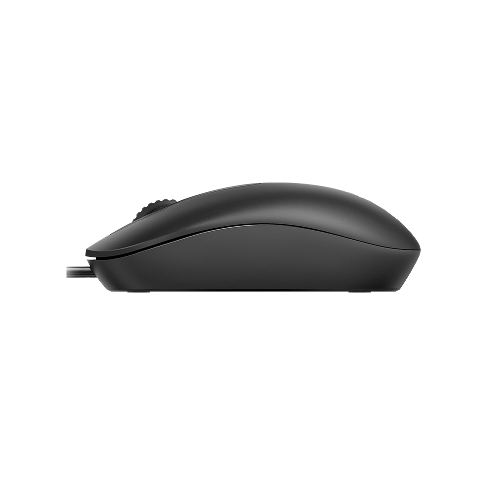Rapoo N200 Wired Optical Mouse 1000 DPI Ambidextrous design. 