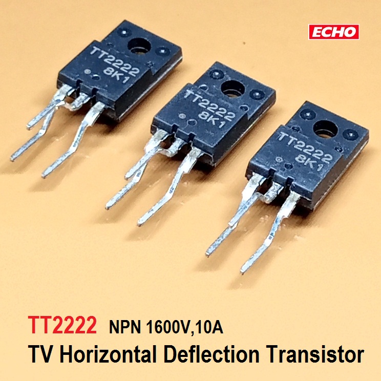 1ps TT2222 NPN 1600V 10A Color TV Horizontal Deflection Output Transistor for   Samsung TV. 