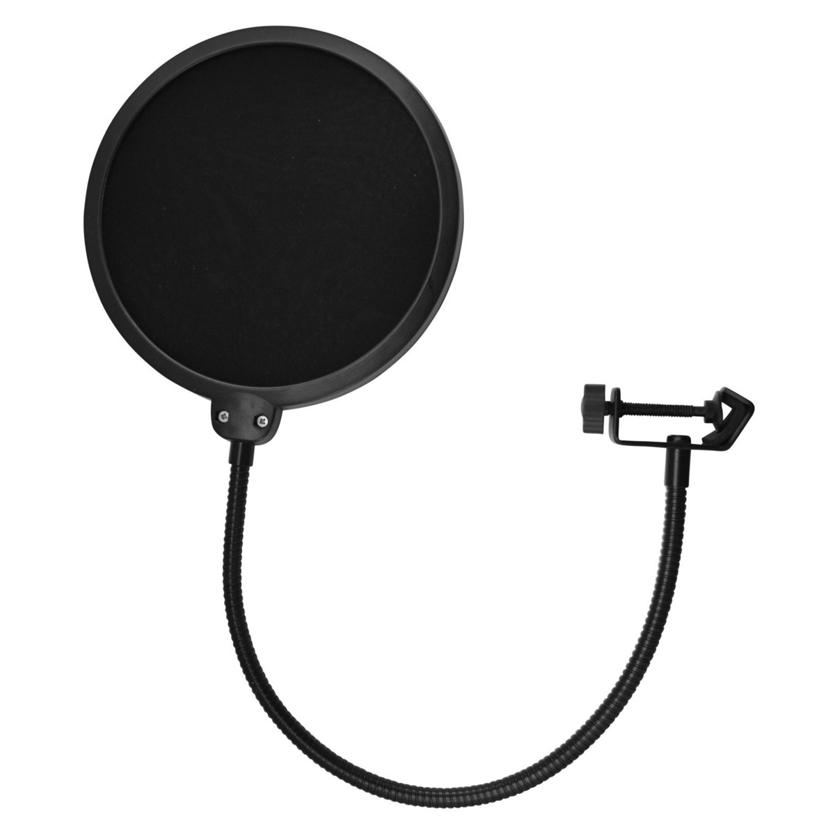 Microphone Pop Filter For Blue Yeti and Any Other Microphone Dual Layered Wind Pop Screen With Flexible 360° Gooseneck Clip Stabilizing Arm. 