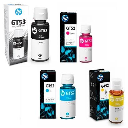 HP GT53 90ml Black, GT52 Cyan, Magenta \u0026 Yellow 70ml Ink Bottle (Full Set):  Buy Online at Best Prices in Bangladesh | Daraz.com.bd