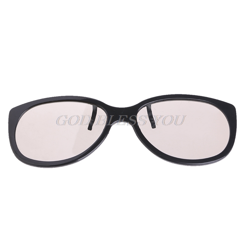 Clip-On Type Circular Passive Polarized 3D Glasses For TV 3D Cinema 0.22mm Drop Shipping. 