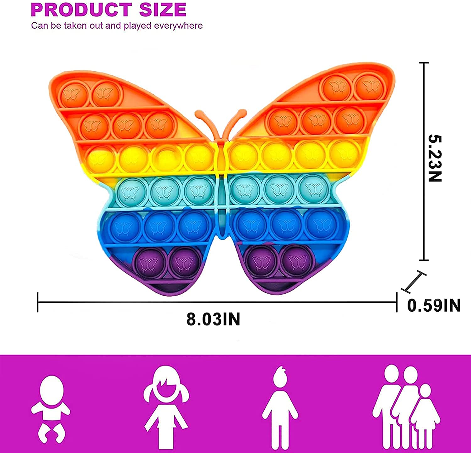 Butterfly pop it Fidget Toys,pop its Butterfly, pop it Fidget Toy Set, pop it Butterfly, Butterfly pop it Toys, Fidget Toys pop it, Push pop Fidget Toy. 