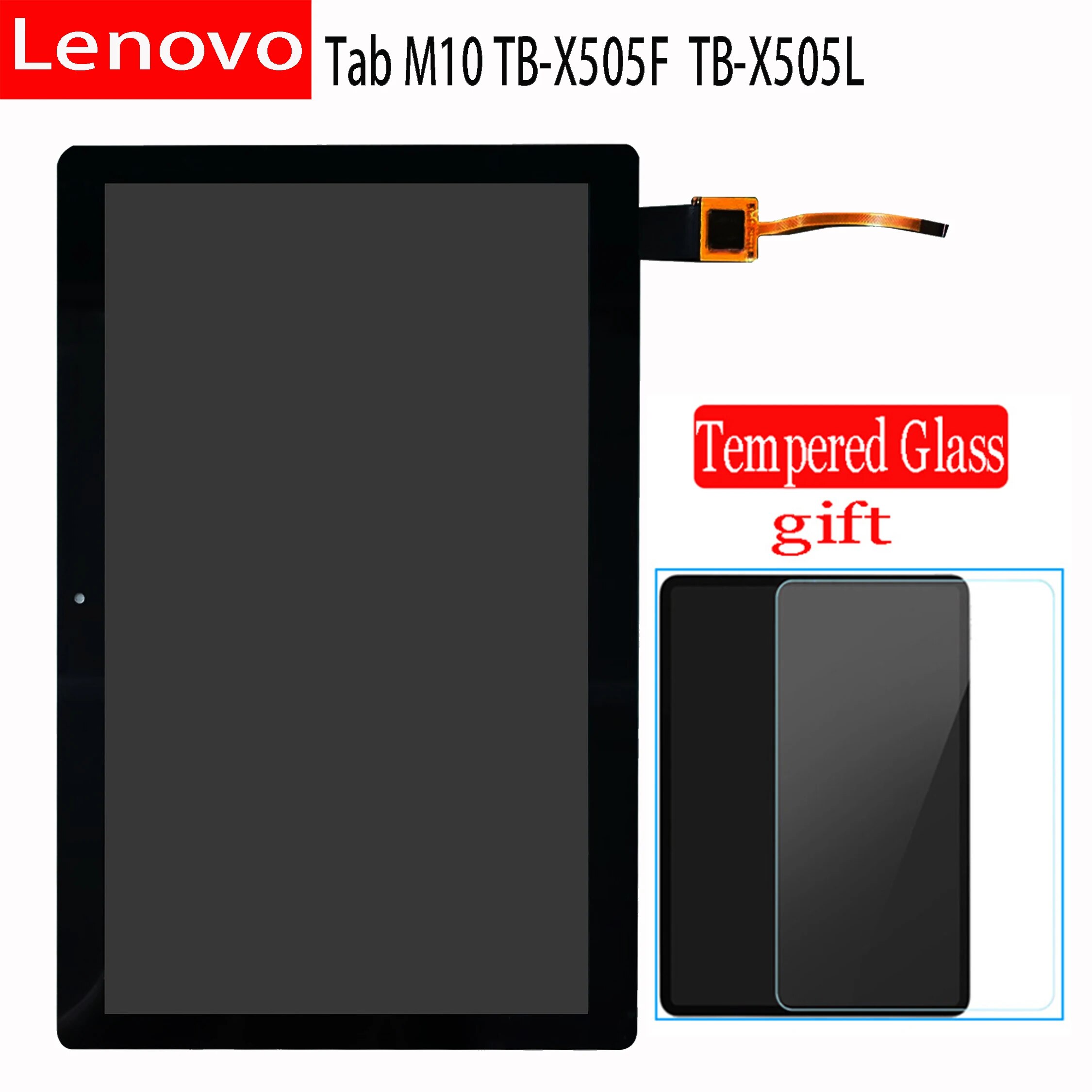 Original 10.1 Touch screen Digitizer Assembly LCD Display For Lenovo Tab M10 TB-X505F TB-X505L TB-X505X ZA4G0078US ZA4H0021SE