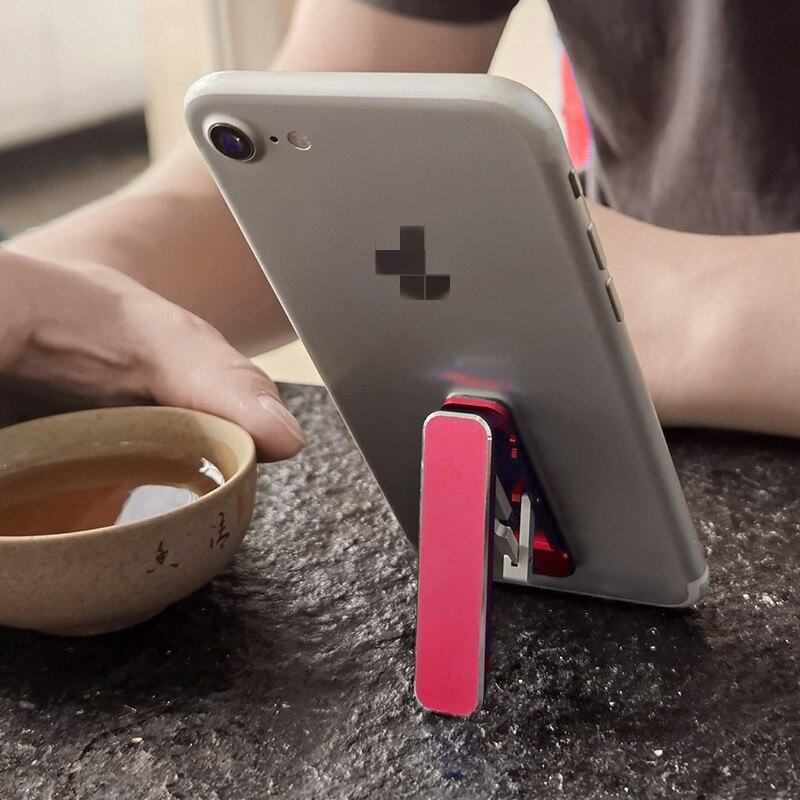 Portable Ultra Thin Desktop Stand And Mini Invisible Desk Phone Holder  - Mobile Stand - Mobile Stand. 