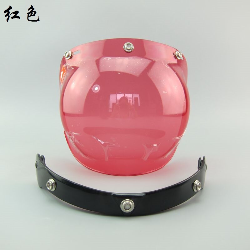 【VisioN Shop】A8 PC plastic bubble top quality face motorcycle helmet colors available vintage helmet shield. 