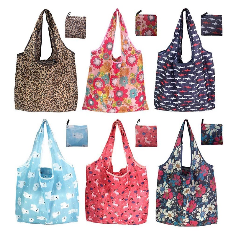 Shoppping Bag Ecofriendly Foldable Storage Bags Recycle Handbag Travel