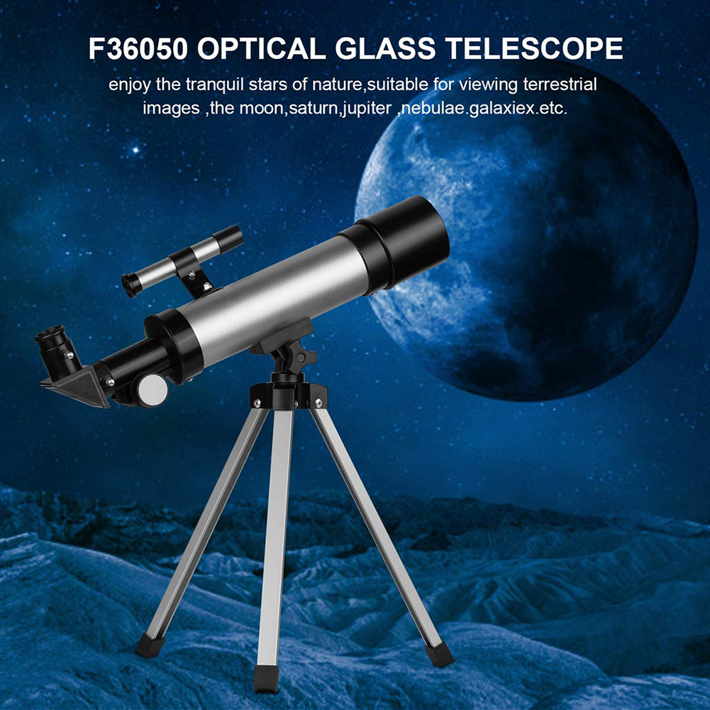 Kids Astronomical Telescope Professional Reflect Spyglass Education Science Beginners Monocular With Tripod Camping Travel Gifts. 