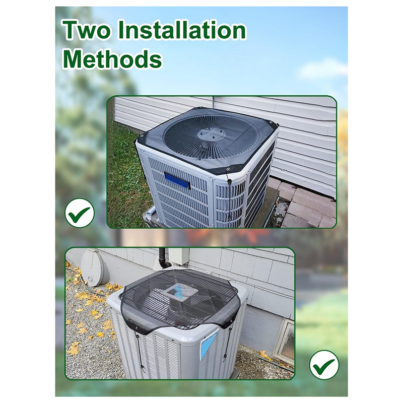 Universal AC Cover for Outside Unit, Mesh Air Conditioner Covers,C. 