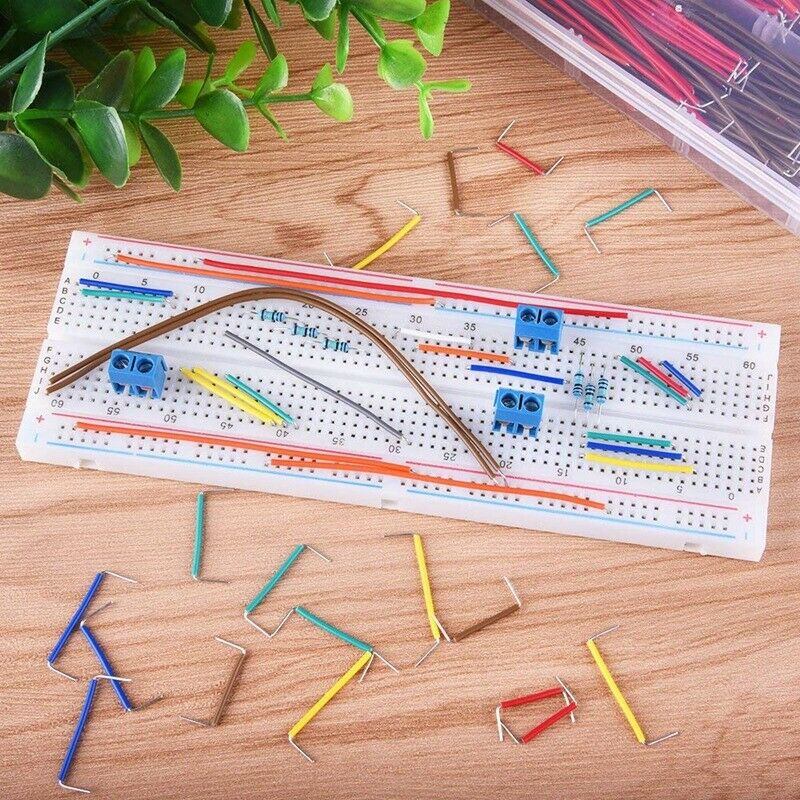 140 pcs U Shape Solderless Breadboard Jumper Cable Wire Kit for Arduino. 