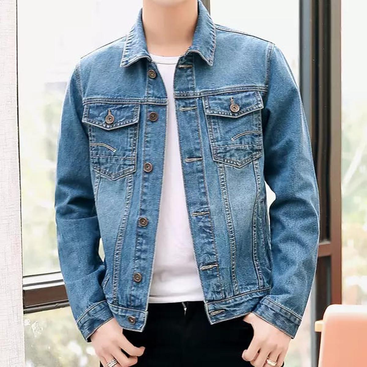 Indispensable -Quality And Durablity -Nice Custom Design Winter Fashion Denim Jacket For Men- Innovative Qualityful - Easy To care and Longive