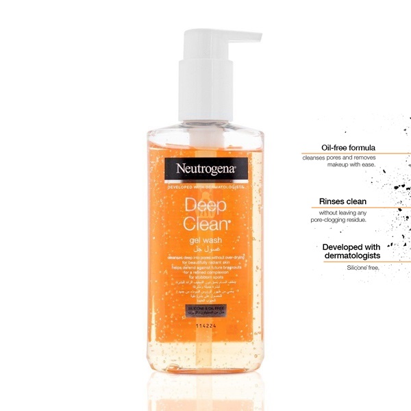 Neutrogena Deep Clean Facial Cleanser Gel Wash 200ml