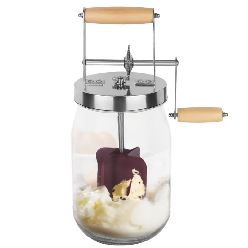 Hand Crank Butter Churner Manual Butter Maker Cream Mixer