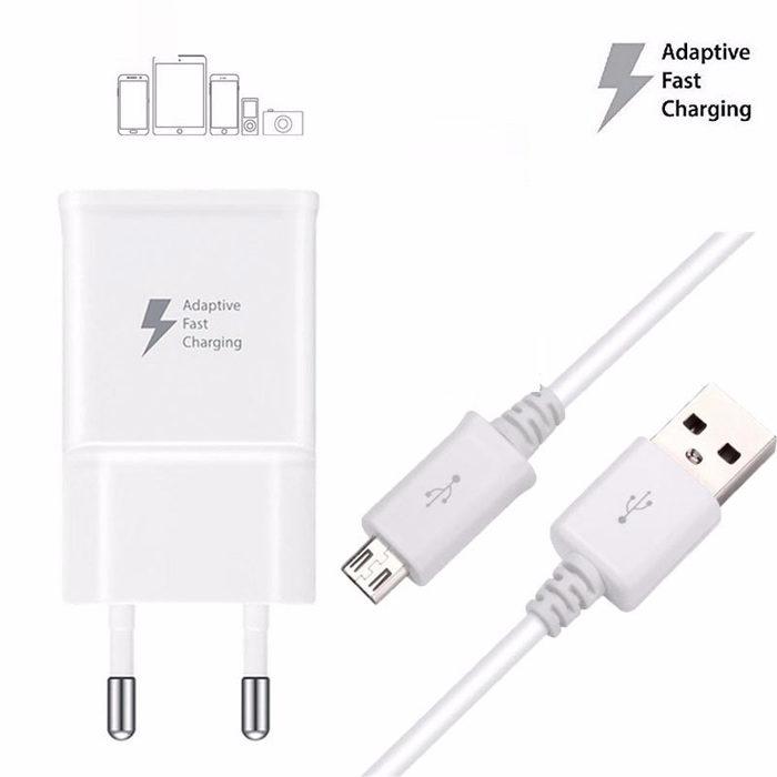 For Samsung Galaxy J8 J6 J6+ J4 J4 Plus J7 J7 Prime J5 J5 Prime J2 J2 Prime Fast Charger with Micro USB Cable. 