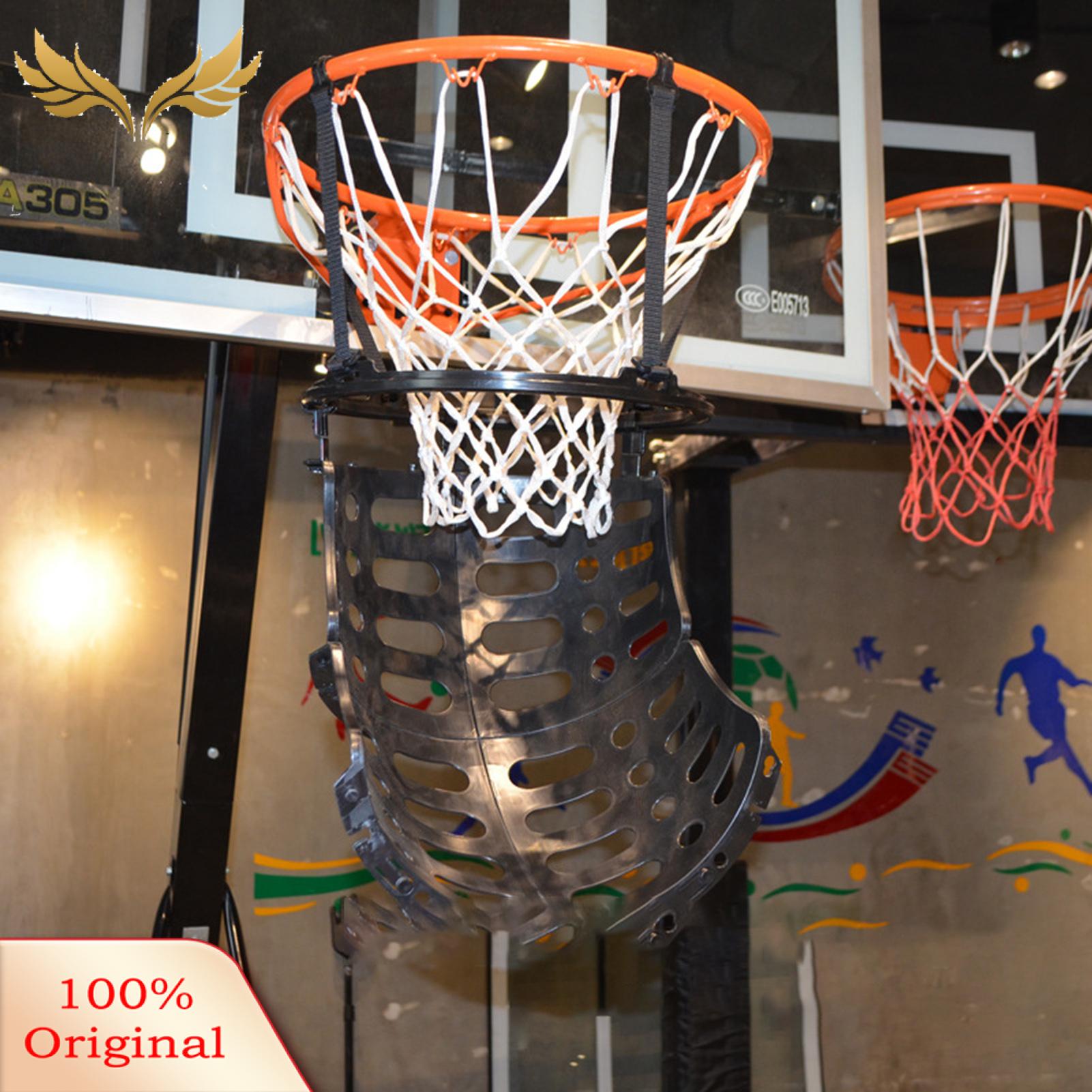 SuperRide Ball Return System Easy-Assembly Kick-Out Basketball Return Attachment. 