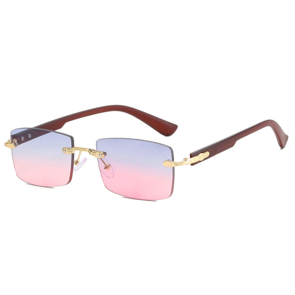 2024 Punk Rimless Sunglasses - Trendy Vintage UV400 Eyewear