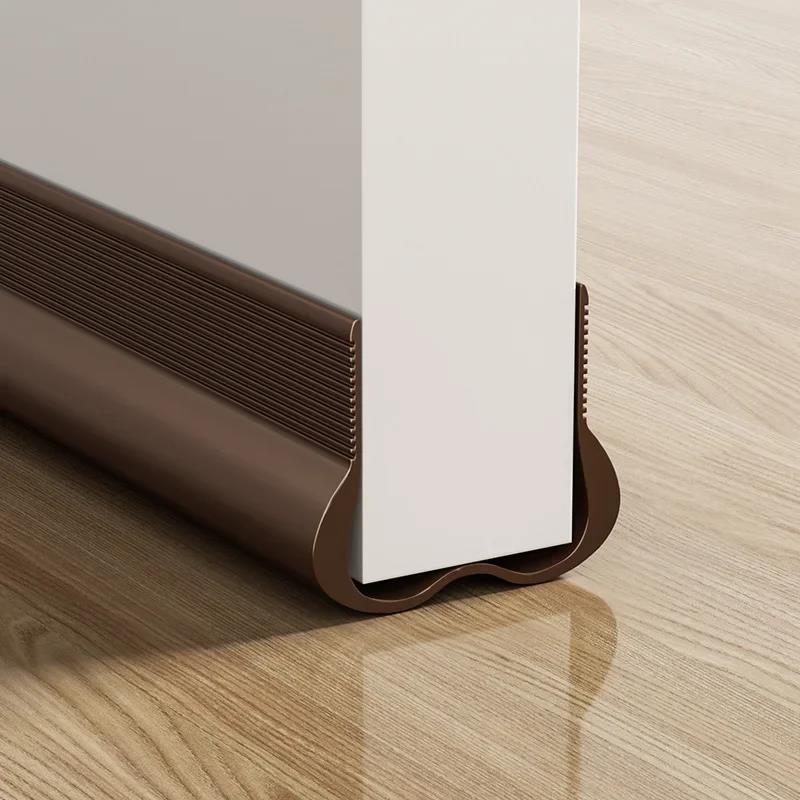 New PVC Flexible Door Bottom Sealing Strip Under Door Draft Stopper Sealing Strip OundProof Gasket Weatherstrip Draft Guard. 