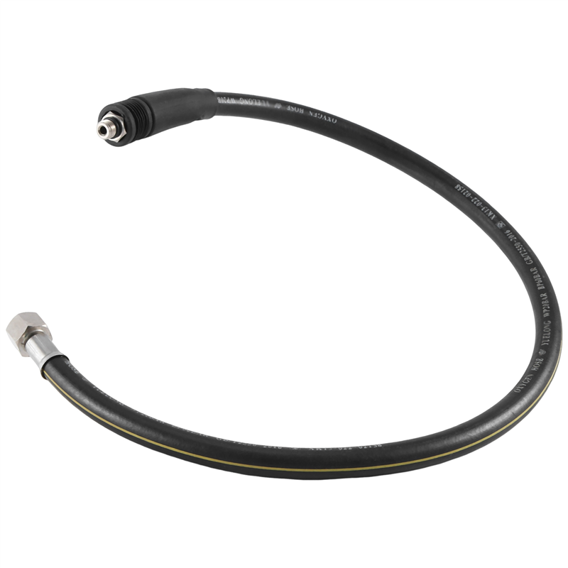 1 PCS Scuba Diving 2Nd BCD Medium Pressure Hose Scuba Diving Regulator Black PVC Diving Regulator for Gauge Breathing Regulator