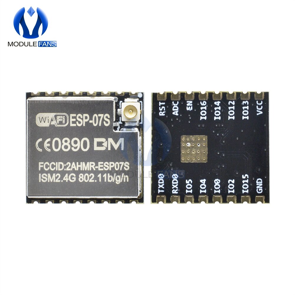 ESP8266 ESP07 ESP-07 ESP-07S Serial To WIFI Module Industrial Grade Wireless High Level Operate 3.3V Power Supply. 