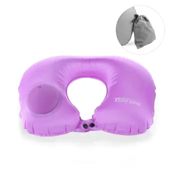 Cod Travel Pillow Inflatable U Shaped Neck Pillow Airplane Pillow