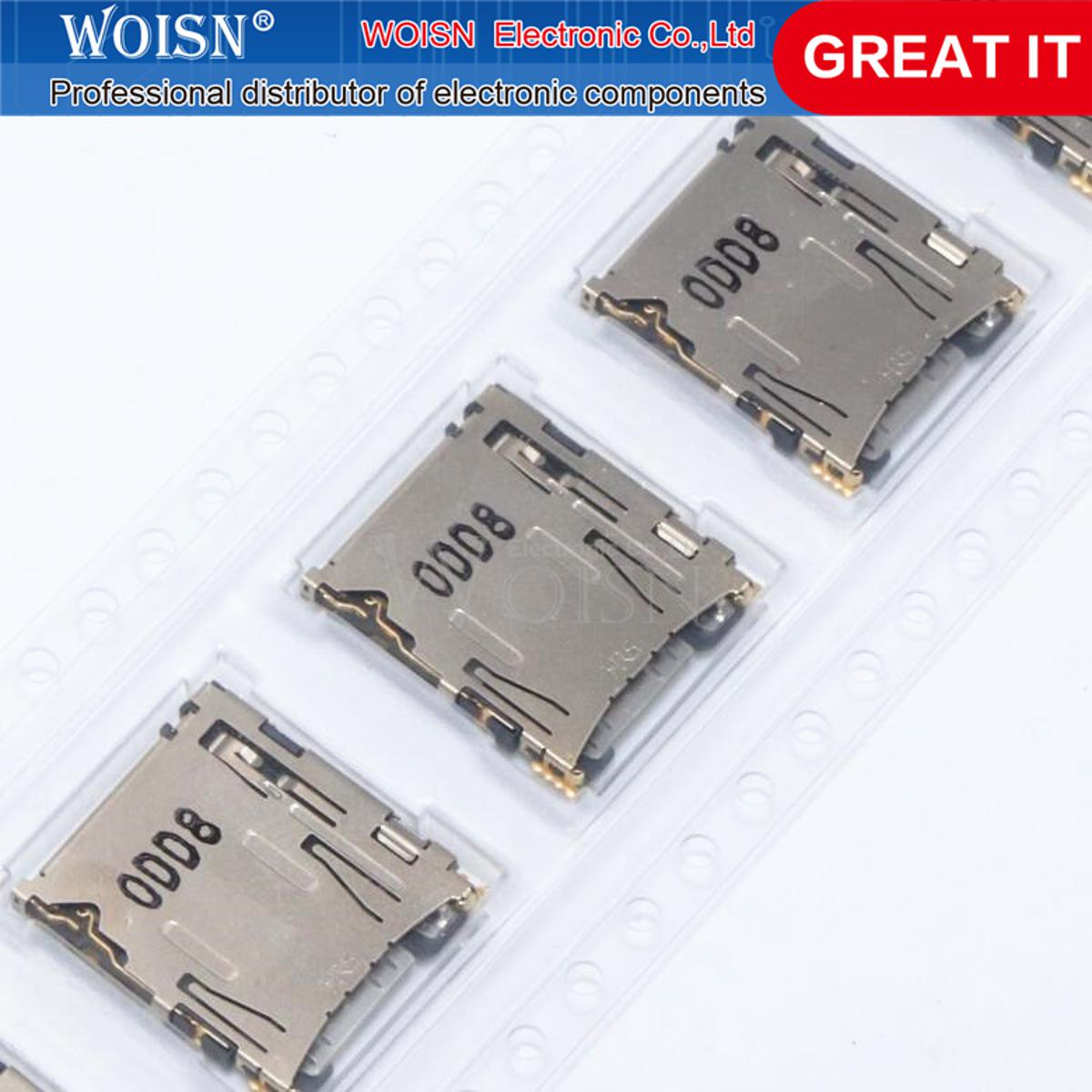 5pcs DM3AT-SF-PEJM5(21) microSD card holder TF memory card holder
