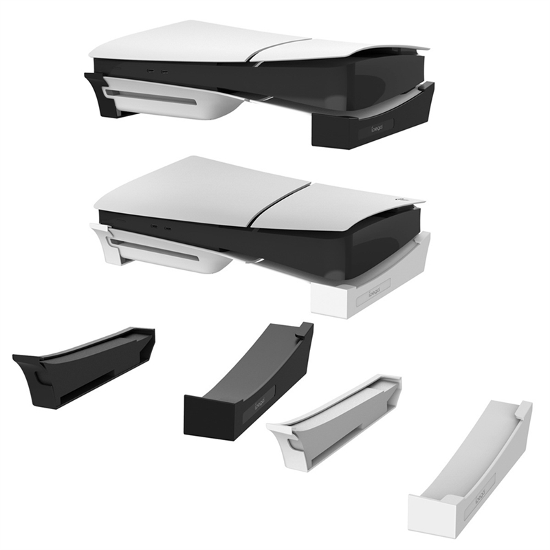 Ipega for PS5 Slim Optical Drive Edition Digital Edition Host Easy Horizontal Storage Stand Game Console Flat Stand Durable. 
