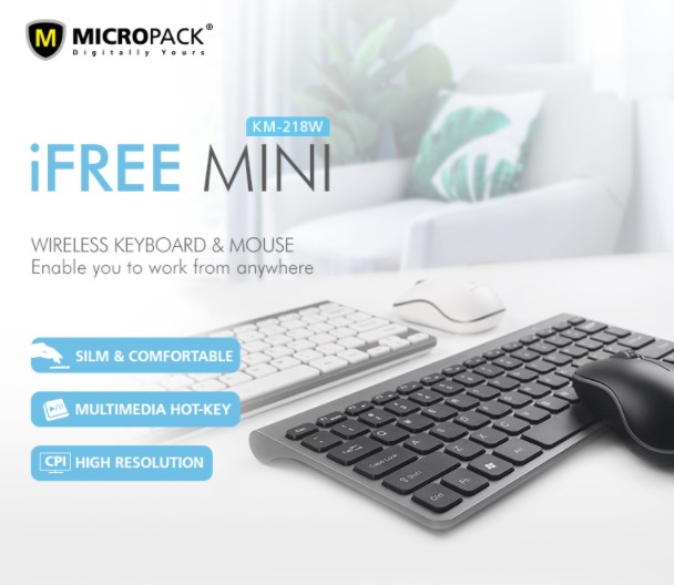 micropack wireless keyboard and mouse