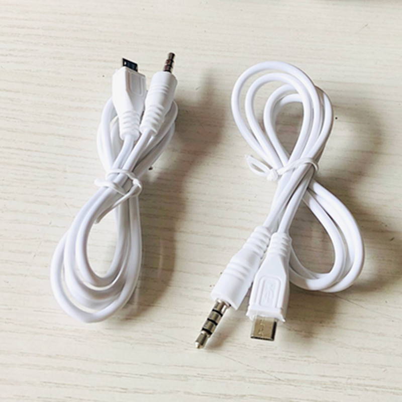 Microphone Audio Cable Micro USB To 3.5MM Aux Cable Mobile Phone National K song Record Line For V8 Sound Card Live Accompaniment Extended Connection Cable. 