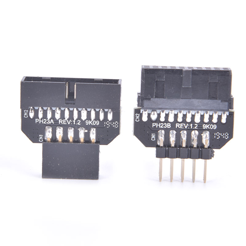Front Panel Plug Connector USB3.0 19-pin To USB 9Pin Adapter For Motherboard. 