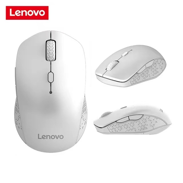 Lenovo Howard Bluetooth Wireless  Mouse With 1600 DPI Bluetooth 5.0 USB Receiver Portable Computer Mice For Laptop PC Desktop Notebook. 