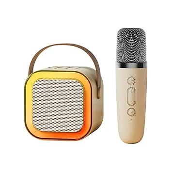 Karaoke wireless bluetooth sound system colourful speaker. 