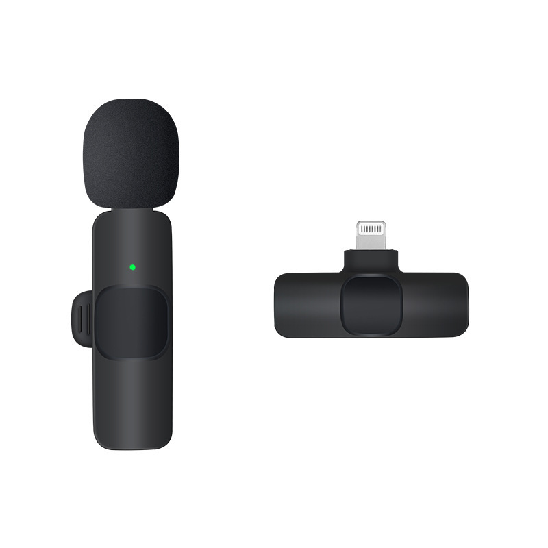 Wireless Neckline Clip Microphone Mouthpiece Intelligent Noise Reduction Live Video Equipment One Two Bluetooth Connection Monitor Reverb. 