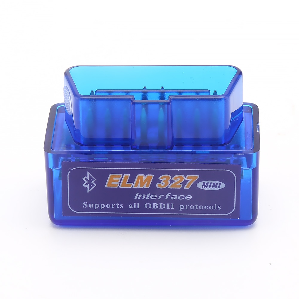 Blue Super Mini ELM327 Bluetooth Module 5.1 Version OBD2 Mini Elm 327 v2.1 Car Diagnostic Scanner Tool For ODB2 OBDII Protocols. 
