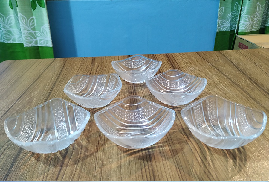 Crystal Clear Glass Bowl Set (6 Pieces) N020 - 142B