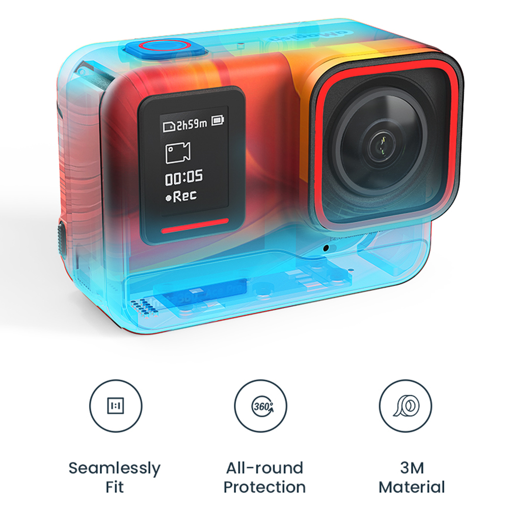 Camera Body Stickers Easy To Paste Camera Decal PVC Skin Decorative Stickers Action Camera Full Coverage Protective Accessories Easily Removed Reusable Camera Protection Skin. 