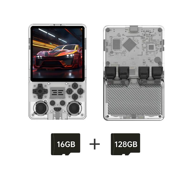 POWKIDDY NEW RGB20SX Handheld Game Console 720*720 4 Inch IPS Screen Built-in WIFI Retro Gaming Opending Linux Children's Gifts. 