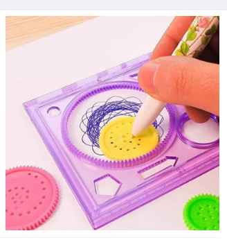 Designer Ruler/Scale, Art & Craft Sets School Stationery Multicolour (Set of 1)