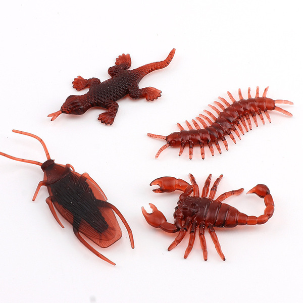 5pcs Realistic Insect Prank Funny Toys Mixed Simulation Insect Toy Chinese Silicone Soft  Simulation Plastic Scorpion Toy Realistic. 