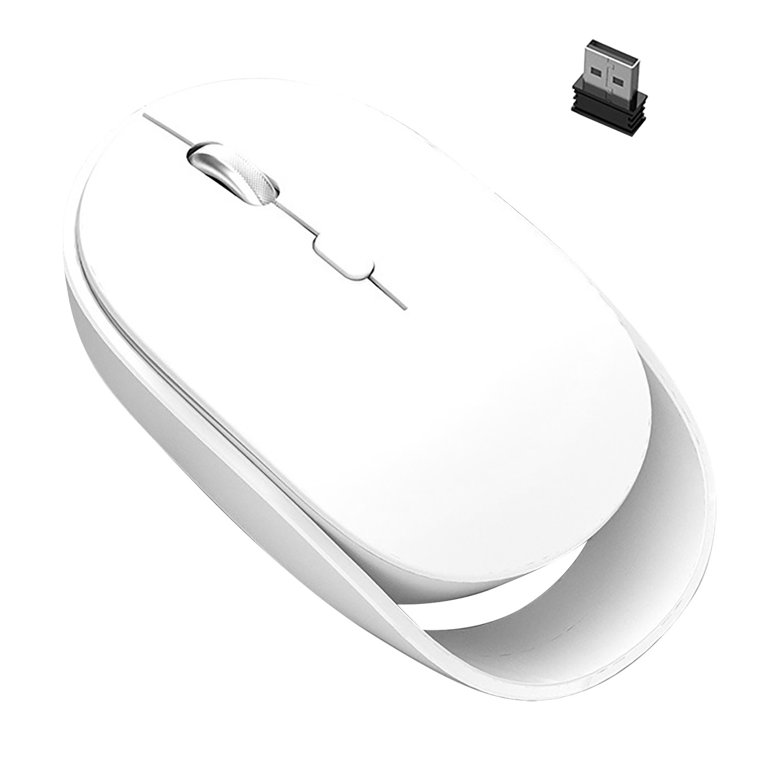 GreenForest XYH60 Wireless Mouse Quick Response Long Standby Time Anti-skid 2.4G Dual Mode Driver-free Desk Mouse for Notebook. 