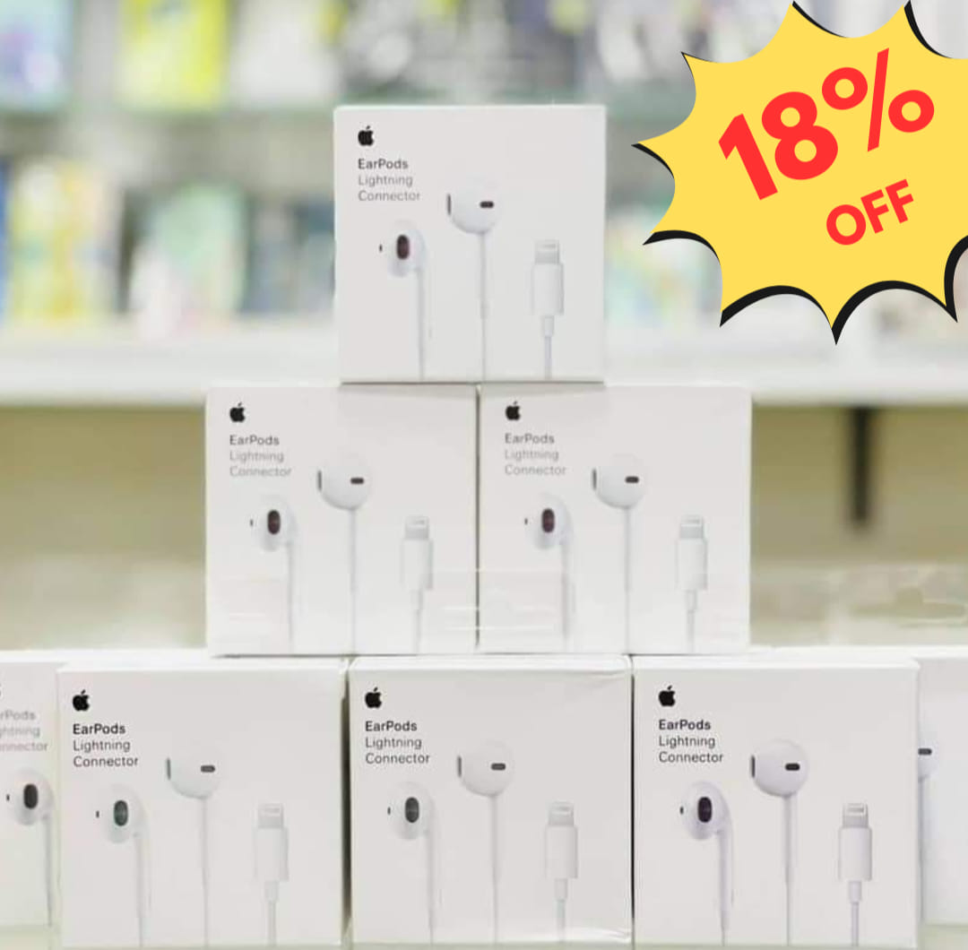 Apple Earpods Lightning Connector Headphone for iphone 6 to 14 Pro Max Model